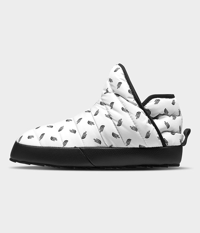 Pantuflas The North Face Mujer Thermoball™ Traction Booties - Colombia XBLKQU917 - Blancas/Negras